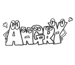 AtoZ FACE sticker #734701