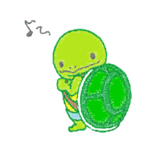 Turtle taro (Eds leisurely life) sticker #734783