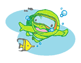 Turtle taro (Eds leisurely life) sticker #734787