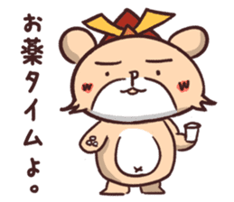 Heppoko! TANUKUMA Samurai sticker #734840