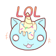 Sweet cat sticker #734863