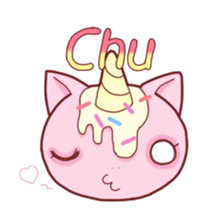 Sweet cat sticker #734875