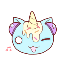 Sweet cat sticker #734884