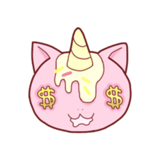 Sweet cat sticker #734893