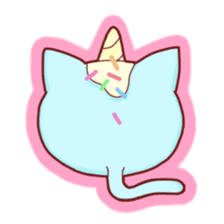 Sweet cat sticker #734898