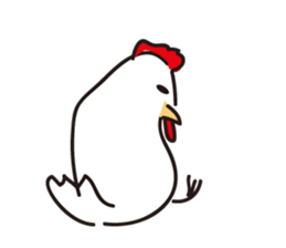 Chicken sticker sticker #734989