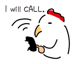 Chicken sticker sticker #735013