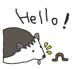 Hedgehogs Haribo family English Ver. sticker #735664