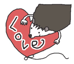 Hedgehogs Haribo family English Ver. sticker #735686