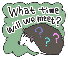 Hedgehogs Haribo family English Ver. sticker #735696