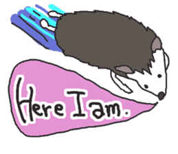 Hedgehogs Haribo family English Ver. sticker #735700