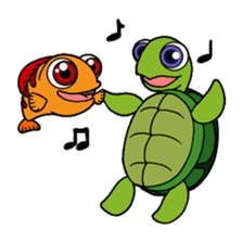 Nong Deepo - the fish and his friends sticker #735852