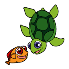 Nong Deepo - the fish and his friends sticker #735854