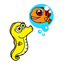 Nong Deepo - the fish and his friends sticker #735856
