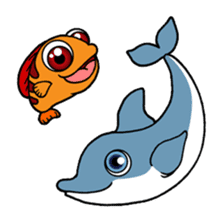 Nong Deepo - the fish and his friends sticker #735861