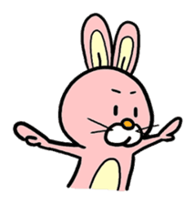 Mr.Rabbit & Carrot sticker #736148