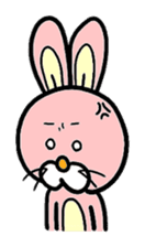 Mr.Rabbit & Carrot sticker #736152