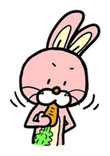 Mr.Rabbit & Carrot sticker #736154