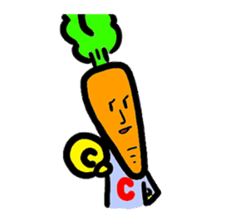 Mr.Rabbit & Carrot sticker #736175