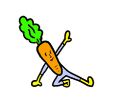Mr.Rabbit & Carrot sticker #736177