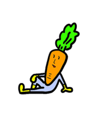 Mr.Rabbit & Carrot sticker #736180