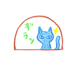 Hand-painted Halloween illustration sticker #736445