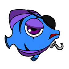 Nong Deepo - the cute Fish - First Set sticker #736594