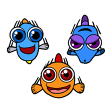 Nong Deepo - the cute Fish - First Set sticker #736619
