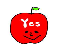 Do you like  an apple? sticker #736628