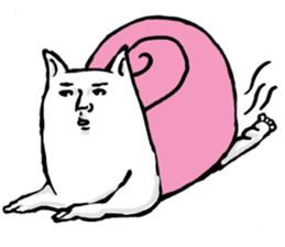 Snail cat sticker #736706