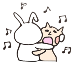Usagi To Neko sticker #736884