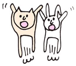 Usagi To Neko sticker #736887