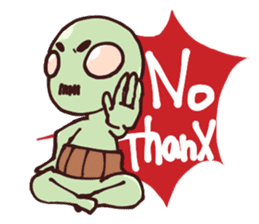 An awkward alien (English ver.) sticker #738507