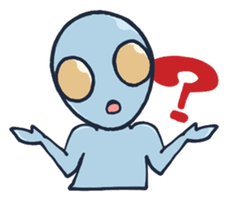 An awkward alien (English ver.) sticker #738512