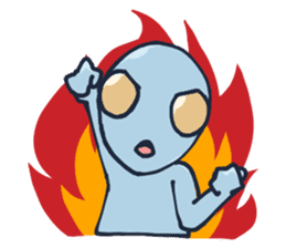 An awkward alien (English ver.) sticker #738514