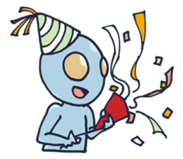 An awkward alien (English ver.) sticker #738524