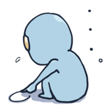 An awkward alien (English ver.) sticker #738527