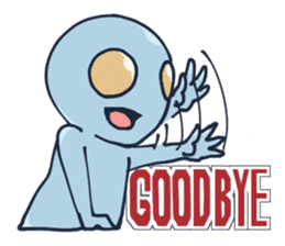 An awkward alien (English ver.) sticker #738534