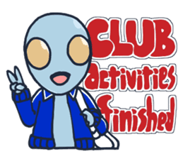 An awkward alien (English ver.) sticker #738536