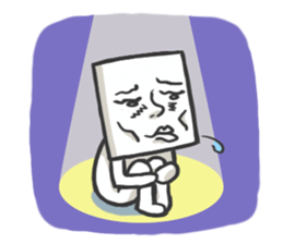 Square guy sticker #741297