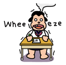 Ugly and cute student (English ver.) sticker #741514