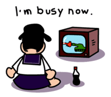 Ugly and cute student (English ver.) sticker #741515