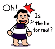 Ugly and cute student (English ver.) sticker #741521