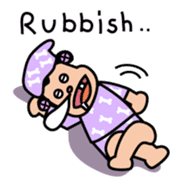 Ugly and cute student (English ver.) sticker #741522