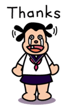 Ugly and cute student (English ver.) sticker #741528