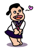 Ugly and cute student (English ver.) sticker #741531