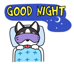 Sora, the cute siberian husky sticker #741786