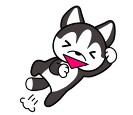 Sora, the cute siberian husky sticker #741790