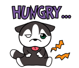 Sora, the cute siberian husky sticker #741799