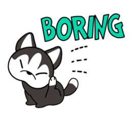 Sora, the cute siberian husky sticker #741800